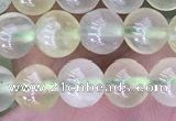 CSJ319 15.5 inches 6mm round serpentine new jade beads