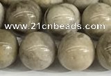 CSL153 15.5 inches 10mm round 

sliver leaf jasper beads wholesale