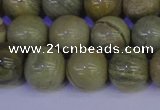 CSL204 15.5 inches 12mm round silver leaf jasper beads wholesale