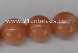 CSM08 15.5 inches 18mm round salmon stone beads wholesale