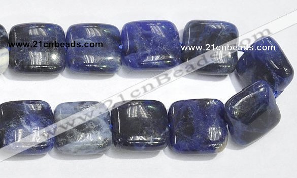 CSO06 15.5 inches 8mm square A grade sodalite beads wholesale