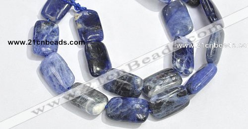 CSO07 A grade 15.5 inches 8*12mm rectangle sodalite beads