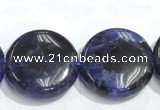 CSO10 15.5 inches A grade 10mm coin sodalite beads wholesale