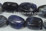 CSO100 15.5 inches 18*25mm freeform sodalite gemstone beads