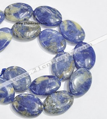 CSO11 15.5 inches 13*18mm oval A grade sodalite beads wholesale