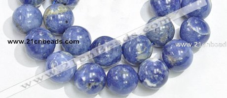 CSO14 15.5 inches 4mm round AB grade sodalite gemstone beads