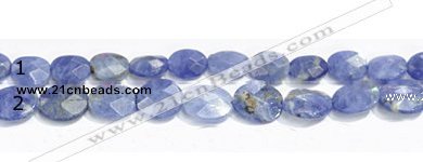 CSO24 6*8mm & 8*10mm A grade faceted oval sodalite beads