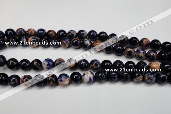 CSO264 15.5 inche 12mm round red sodalite gemstone beads wholesale