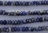 CSO31 15.5 inches 3*6mm faceted rondelle sodalite gemstone beads