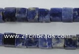 CSO351 15.5 inches 8*8mm cube natural sodalite gemstone beads