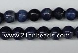 CSO401 15.5 inches 6mm round dyed sodalite gemstone beads