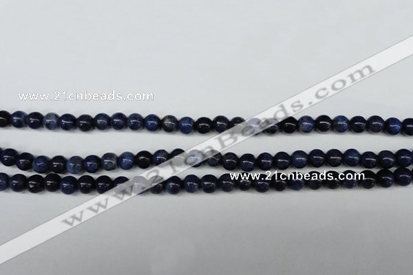 CSO401 15.5 inches 6mm round dyed sodalite gemstone beads