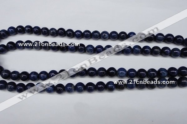 CSO402 15.5 inches 8mm round dyed sodalite gemstone beads