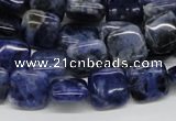 CSO43 15.5 inches 12*12mm square sodalite gemstone beads wholesale