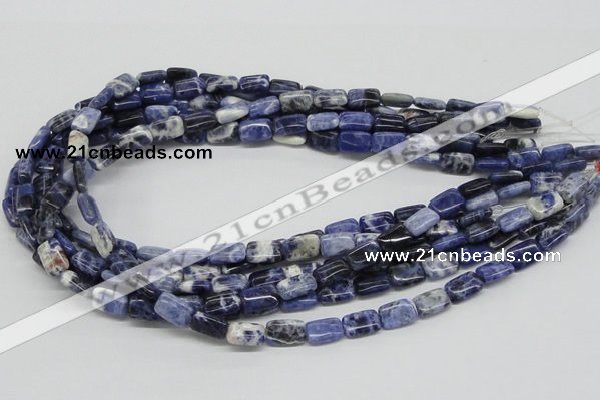 CSO45 15.5 inches 8*12mm rectangle sodalite gemstone beads wholesale