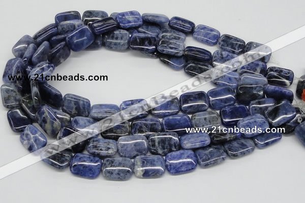 CSO46 15.5 inches 15*20mm rectangle sodalite beads wholesale