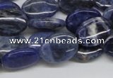 CSO47 15.5 inches 13*18mm oval sodalite gemstone beads wholesale