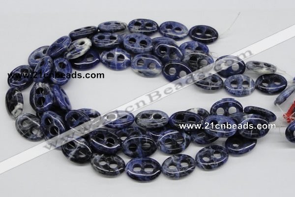 CSO49 15.5 inches 18*25mm oval sodalite gemstone beads wholesale