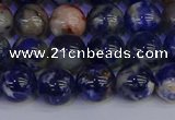 CSO513 15.5 inches 10mm round orange sodalite beads wholesale