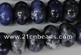 CSO53 15.5 inches 12*18mm rondelle sodalite gemstone beads