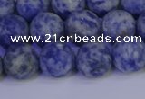 CSO533 15.5 inches 10mm round matte African sodalite beads wholesale