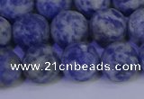 CSO534 15.5 inches 12mm round matte African sodalite beads wholesale