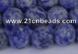 CSO535 15.5 inches 14mm round matte African sodalite beads wholesale