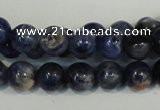 CSO61 15.5 inches 6mm round sodalite gemstone beads wholesale