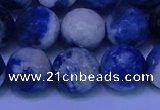 CSO625 15.5 inches 14mm faceted round AB grade sodalite beads