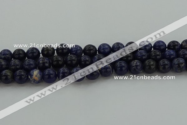 CSO635 15.5 inches 12mm round sodalite gemstone beads wholesale