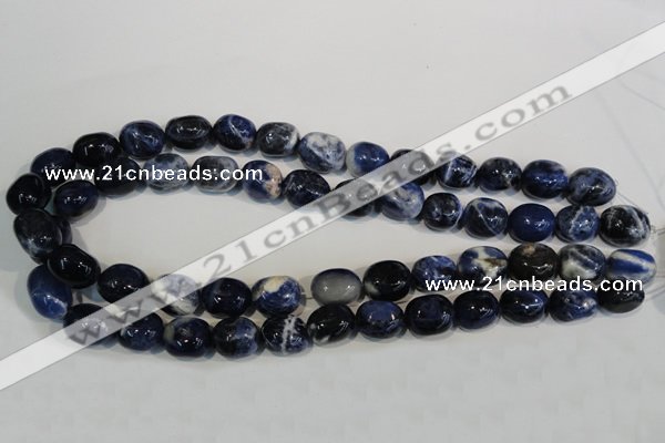 CSO64 15.5 inches 11*15mm nuggets sodalite gemstone beads wholesale