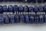 CSO651 15.5 inches 4*6mm rondelle sodalite gemstone beads