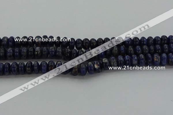 CSO654 15.5 inches 7*12mm rondelle sodalite gemstone beads
