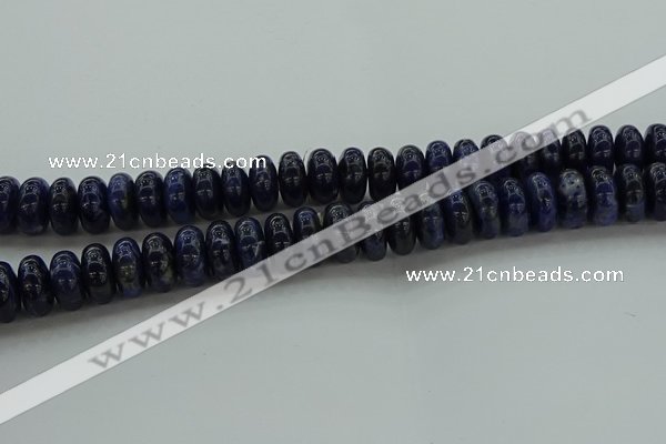 CSO655 15.5 inches 8*14mm rondelle sodalite gemstone beads