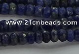 CSO661 15.5 inches 4*6mm faceted rondelle sodalite gemstone beads