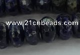 CSO665 15.5 inches 8*14mm faceted rondelle sodalite gemstone beads