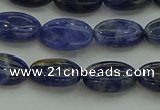 CSO678 15.5 inches 8*12mm oval sodalite gemstone beads