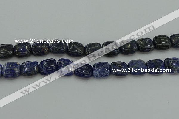 CSO689 15.5 inches 16*16mm square sodalite gemstone beads