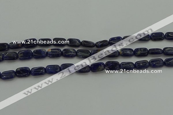 CSO695 15.5 inches 8*12mm rectangle sodalite gemstone beads