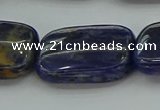 CSO700 15.5 inches 18*25mm rectangle sodalite gemstone beads