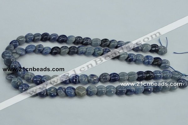 CSO80 15.5 inches 12mm flat round sodalite gemstone beads wholesale