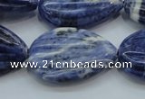 CSO83 15.5 inches 20*30mm teardrop sodalite gemstone beads wholesale