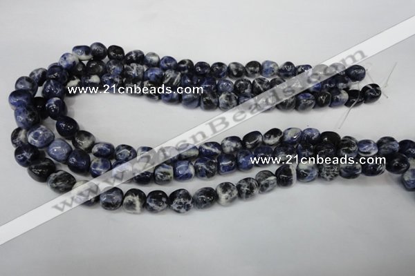 CSO86 15.5 inches 10*12mm nuggets sodalite gemstone beads