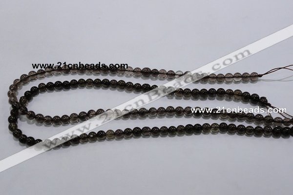 CSQ100 15.5 inches 6mm round grade AA natural smoky quartz beads