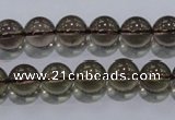 CSQ102 15.5 inches 10mm round grade AA natural smoky quartz beads