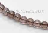 CSQ11 6mm round A grade natural smoky quartz beads Wholesale