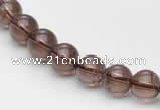 CSQ12 8mm round A grade natural smoky quartz beads Wholesale