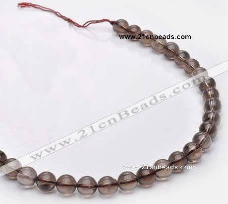 CSQ14 A grade 10mm round natural smoky quartz beads Wholesale