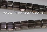 CSQ241 15.5 inches 8*8mm cube grade AA natural smoky quartz beads