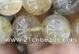 CSQ805 15.5 inches 14mm round scenic quartz beads wholesale